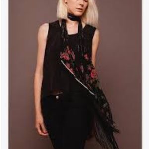 Rockins classic skinny silk scarf